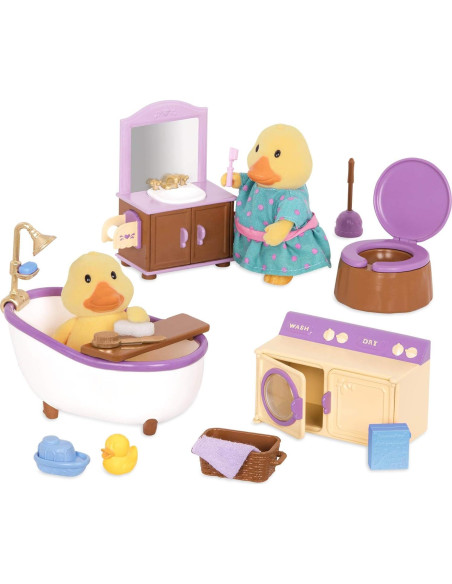Juego de Baño y Lavandería Li'l Woodzeez - 14 Piezas