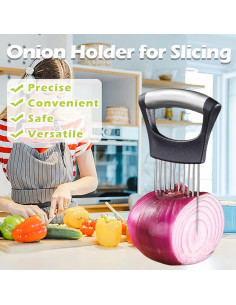 Cortador de Cebolla FATUXZ de Acero Inoxidable Manual 2