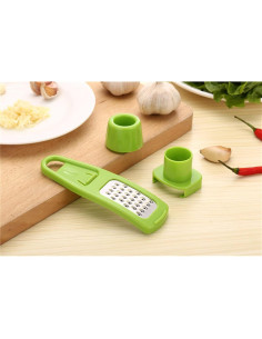 Rebanador de Ajo Multifuncional Zittop Acero Inoxidable Verde 2