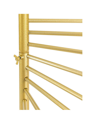 Soporte de Bufandas DYRABREST Dorado 30 Varillas 1.7m