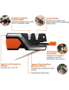 Afilador de Cuchillos 6-en-1 SHARPAL 101N Portátil 2