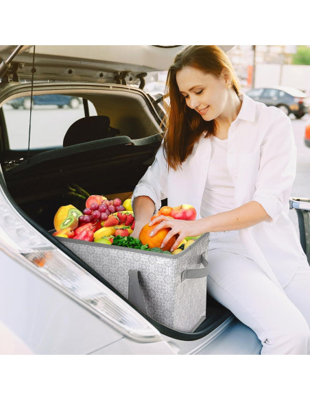 Bolsas de Compras Reutilizables WiseLife 3 PCS Resistente al Agua