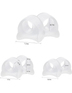 Separadores de Dedos de Gel Misorita 12 Piezas S M L 2