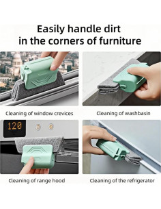 Juego de Cepillos de Limpieza de Ventanas Yilia 3pcs 2