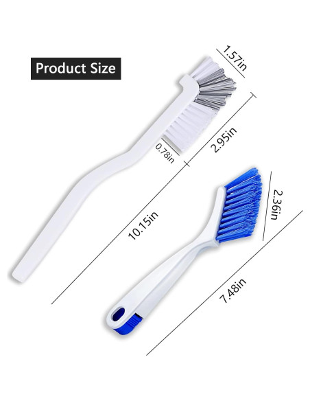 Juego de 4 Cepillos de Limpieza Jokupey para Cocina y Baño