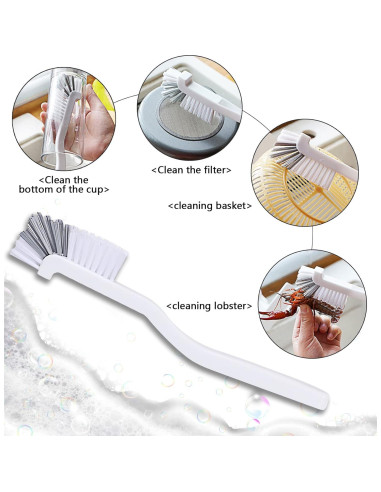 Juego de 4 Cepillos de Limpieza Jokupey para Cocina y Baño