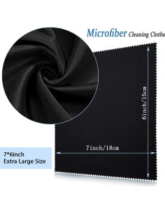 Paño de Microfibra Frienda 50 Pcs 18x15 cm Limpieza Gafas 2