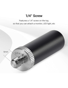 Varilla Micro 15mm SMALLRIG con Rosca 1/4" - 38mm 2