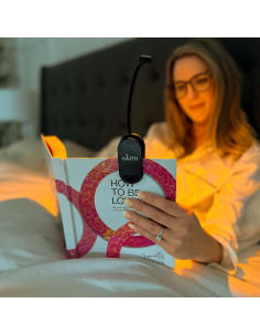 Luz de lectura con clip Harth recargable 1200 mAh LED 2