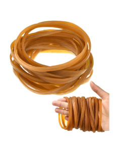 Chinco 100 Bandas de Goma Elástica 10 x 0.6 cm Amarillas