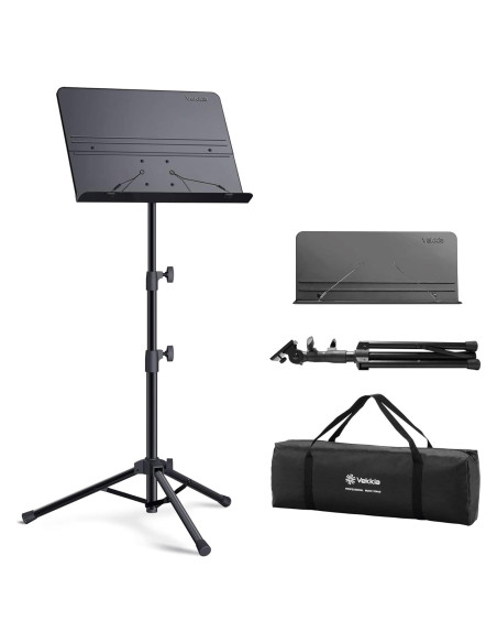 Soporte de Partituras Vekkia Ajustable Plegable 81-142 cm