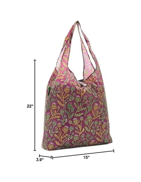 Bolsa de Compras Reutilizable ECO CHIC Púrpura - Plegable e Impermeable