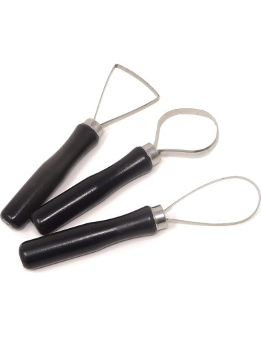 Juego de 3 Herramientas de Escultura en Arcilla Honbay