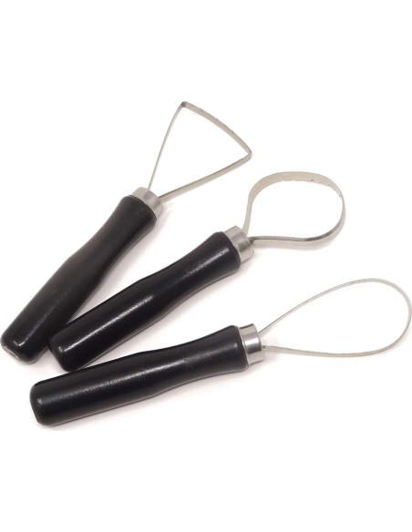 Juego de 3 Herramientas de Escultura en Arcilla Honbay