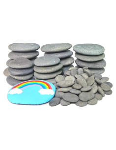 120PCS Piedras para Pintar Lifetop - Medianas, Pequeñas y Mínimas