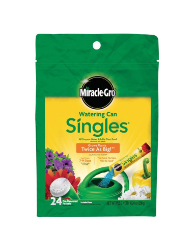 Alimento para Plantas Miracle-Gro 24 Paquetes Solubles