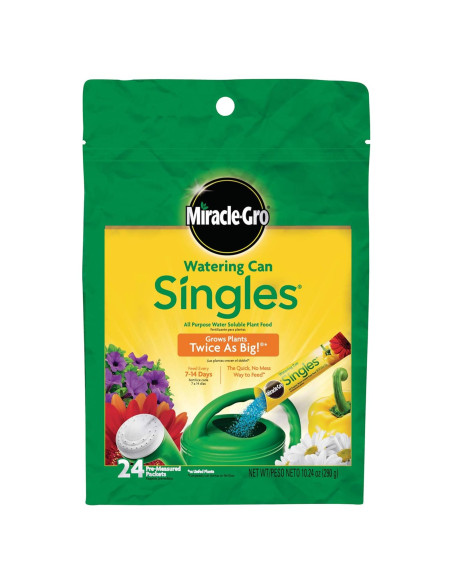 Alimento para Plantas Miracle-Gro 24 Paquetes Solubles