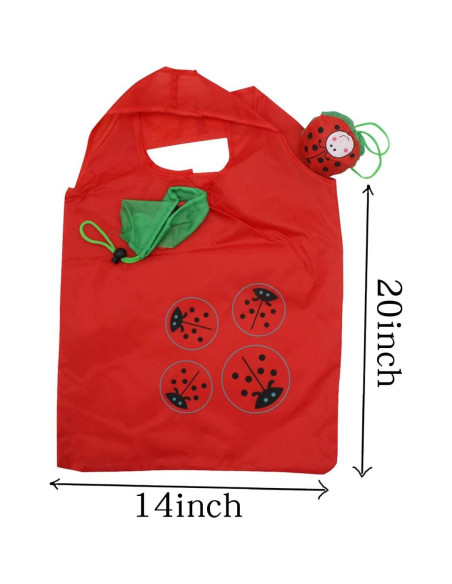 10 Bolsas de Compras Plegables Ecológicas YUYIKES Animales