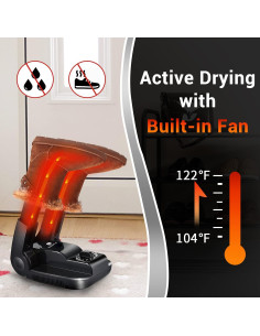 Secador de Botas Dr. Prepare con Temporizador y Rack Ajustable 2