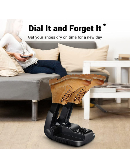 Secador de Botas Dr. Prepare con Temporizador y Rack Ajustable
