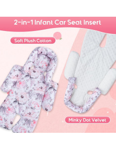 Inserto para Asiento de Auto Bebé THE KENKYO Ultra Grueso 2