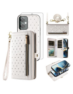 Funda Cartera Asuwish para OnePlus Nord N30/CE 3 Lite Blanca