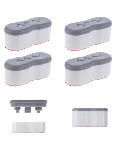 Elevador de Asiento de Inodoro Salbsever 4 Pcs Ajustable 1.9-2.5 cm