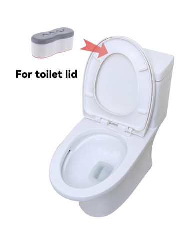 Elevador de Asiento de Inodoro Salbsever 4 Pcs Ajustable 1.9-2.5 cm