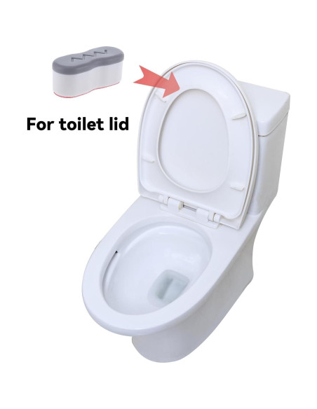 Elevador de Asiento de Inodoro Salbsever 4 Pcs Ajustable 1.9-2.5 cm