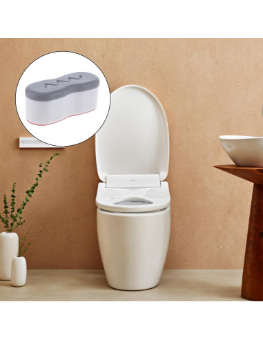 Elevador de Asiento de Inodoro Salbsever 4 Pcs Ajustable 1.9-2.5 cm