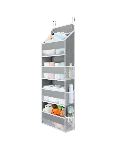 Organizador sobre la puerta Yecaye 4 Niveles 15.9 kg Gris Organizador sobre la puerta Yecaye 4 Niveles 15.9 kg Gris