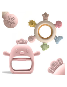 Juguetes de Dentición para Bebés Komfy LilLove - Silicona BPA Free