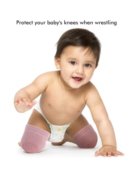 Casco de Seguridad Bebé NC BB-1003 Ajustable Transpirable Rosa