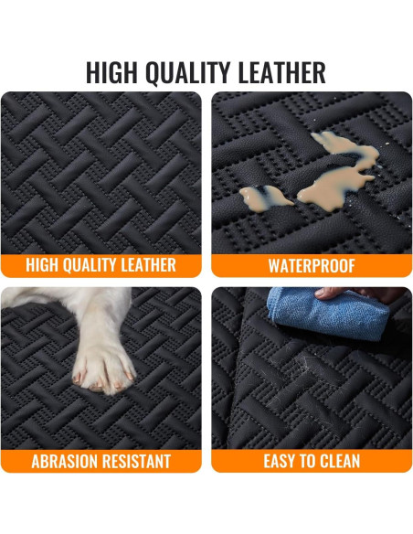 Extensor de Asiento Trasero para Perros MAXFUT Negro 145.7x76.7cm