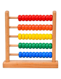 Ábaco de Madera Toyvian para Niños - Juguete Educativo 15x15 cm