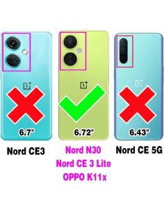 Funda Cartera Asuwish para OnePlus Nord N30/CE 3 Lite Blanca 2