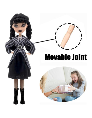 Muñeca Addams 22.86 cm con caja de regalo y tacones