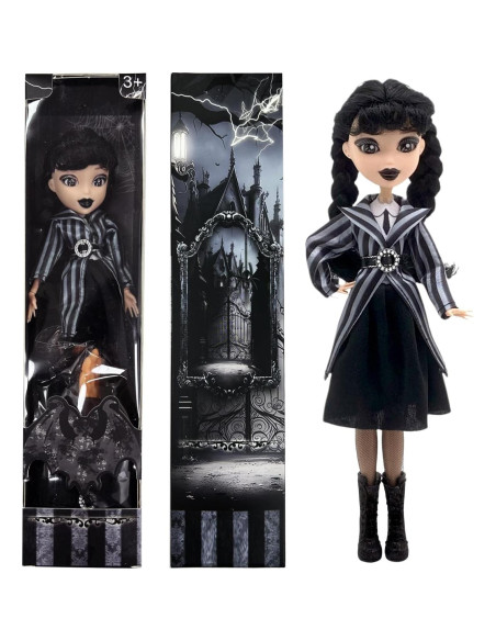 Muñeca Addams 22.86 cm con caja de regalo y tacones