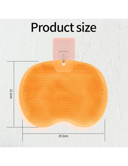 2 Alfombrillas Limpiadoras de Pies TPR Rosa y Naranja