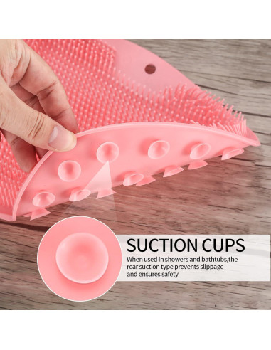 2 Alfombrillas Limpiadoras de Pies TPR Rosa y Naranja