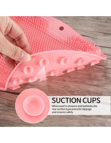 2 Alfombrillas Limpiadoras de Pies TPR Rosa y Naranja