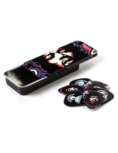 Lata de Púas de Guitarra Jim Dunlop JHPT15H - 6 Púas Celuloide