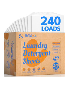 Hojas de Detergente para Ropa Bellaluce - 240 Cargas Ecológicas