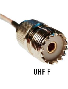 Adaptador de Antena UHF SMA Femenino a SO-239 Femenino 15.24 cm 2