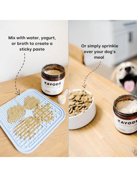 Kayode Probióticos Lickables para Perros - Sabor Plátano y Coco