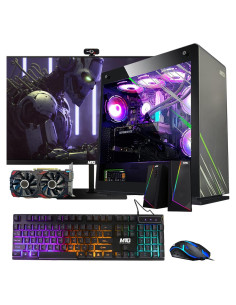 PC Gaming Aurora Max - Intel i5 12 Gen, RTX 2060S, 32GB RAM, 1TB SSD, 4TB HDD, Monitor 27" 165Hz