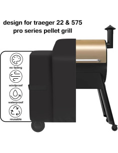 Cubierta para Parrilla Luv4babe 104x56cm Impermeable para Traeger 2