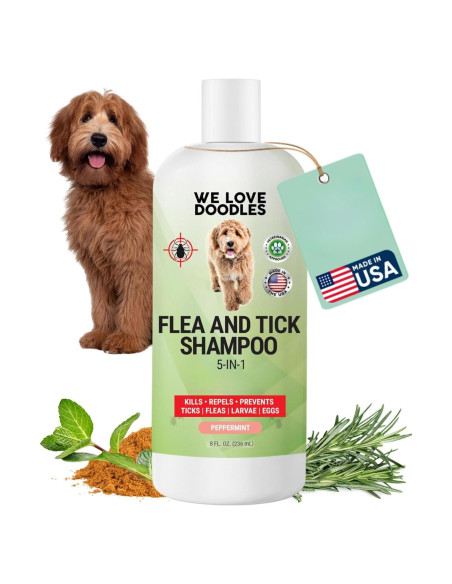 Champú Antipulgas para Perros Amamos los Doodles 236.6 ml Champú Antipulgas para Perros Amamos los Doodles 236.6 ml