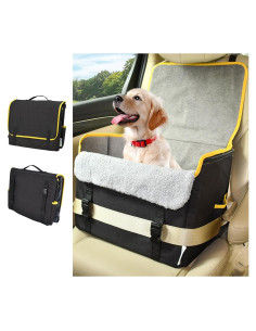Asiento de Coche para Perros JESPET Elevador Portátil 40.64x33.02cm