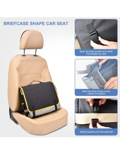 Asiento de Coche para Perros JESPET Elevador Portátil 40.64x33.02cm 2